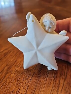 Dept 56 Snowbabies angel Snowbaby STAR BRIGHT STARBRIGHT Retired Ornament